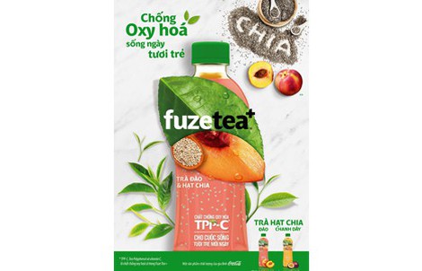 Coca-Cola Việt Nam ra mắt sản phẩm mới Fuzetea+ chống ôxy hóa