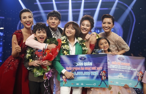 Thiên Khôi đăng quang "Thần tượng âm nhạc nhí" 2017