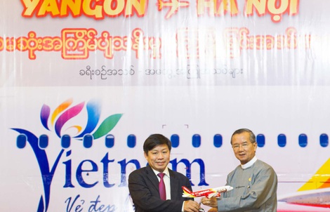 Vietjet mở đường bay TP HCM - Jakarta và Hà Nội - Yangon