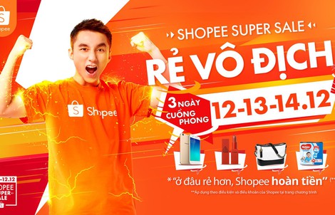 Shopee mở bán 120.000 mặt hàng giá siêu rẻ