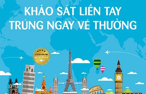 Vietnam Airlines triển khai chương trình khảo sát chất lượng dịch vụ trực tuyến