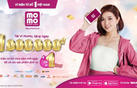 1 triệu cơ hội mua sắm mỗi ngày giá chỉ từ 1 đồng bằng Ví MoMo