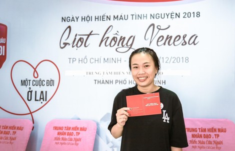 Hành trình giọt hồng Venesa 2018 kết thúc: Những niềm vui ở lại