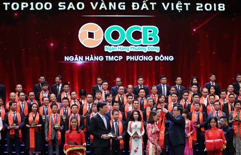 OCB ghi danh Top 100 Sao vàng Đất Việt 2018