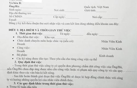 Thiệt thòi vì ký hợp đồng qua mạng