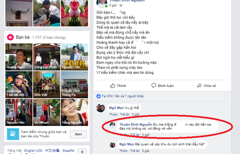 Bị khui sai phạm, "quan" xã lên mạng bôi nhọ nhà báo