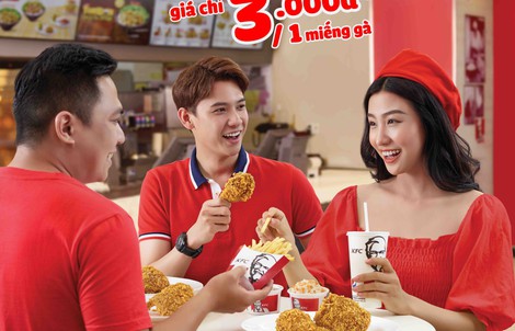 Thứ ba, diện đồ đỏ đi KFC