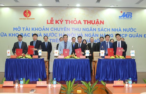 Mở TKCT ngân sách nhà nước giữa KBNN Hà Nội và Ngân hàng TMCP Quân đội trên địa bàn Hà Nội