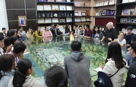 Sinh viên Đại học Tây Đô học thực tế tại Đa Phước