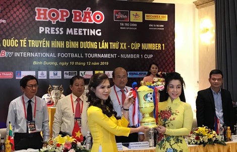 U20 Việt Nam đua tài tại Cúp quốc tế Truyền hình Bình Dương 2019