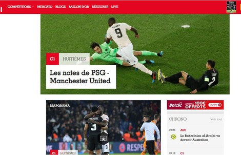 Tạp chí France Football: Trận thua của PSG là thảm họa khủng khiếp!