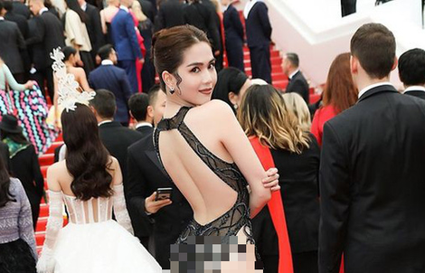 Ngọc Trinh đến Cannes theo lời mời đại diện nhà tài trợ chính?