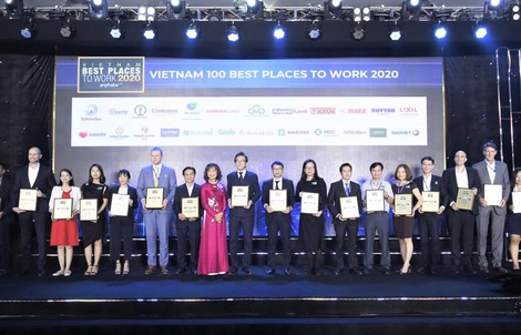 Nam Long có tên trong top 100 nơi làm việc tốt nhất Việt Nam 2020