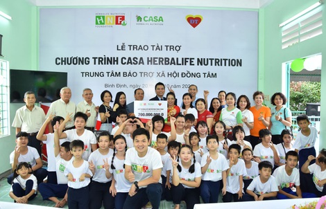 Quỹ Herbalife Nutrition Foundation tiếp tục hỗ trợ dinh dưỡng cho các em nhỏ có hoàn cảnh khó khăn