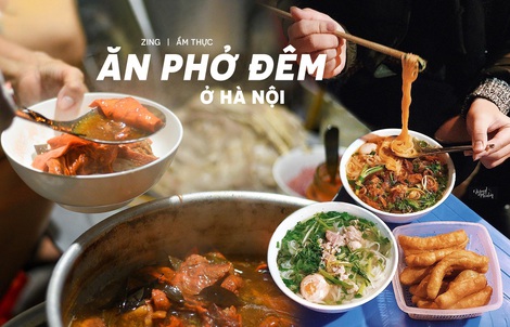 Ăn phở đêm ở Hà Nội