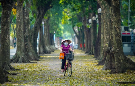 Khoảnh khắc Hà Nội trong mùa đẹp nhất năm