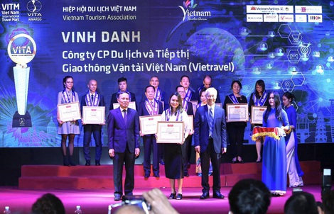 Vietravel nhận 4 giải thưởng quan trọng trong khuôn khổ Hội chợ du lịch VITM 2020