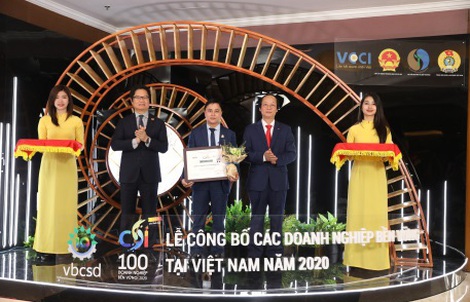 Yến sào Khánh Hòa vào Top 100 doanh nghiệp phát triển bền vững năm 2020