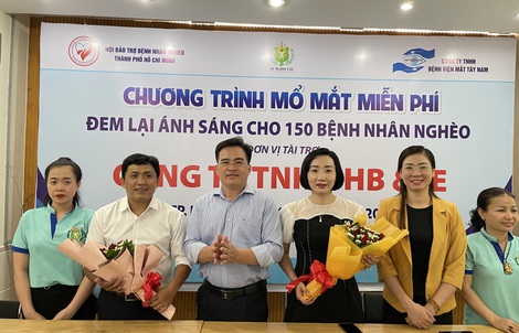 HB & IE giúp 150 bệnh nhân nghèo sáng mắt