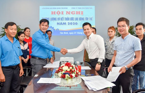 Ký thỏa ước tại 2 doanh nghiệp chưa có Công đoàn