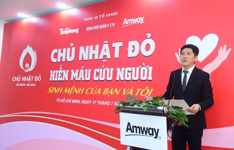 Amway Việt Nam lần đầu tham gia Ngày hội Hiến máu Chủ nhật đỏ