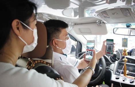 Vinasun taxi ra mắt tính năng thanh toán không tiền mặt