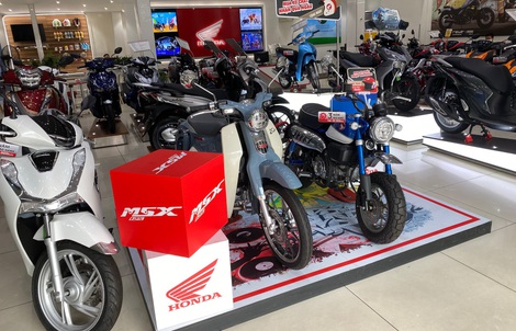 Xe máy Honda "nếm mùi" sụt giảm mạnh