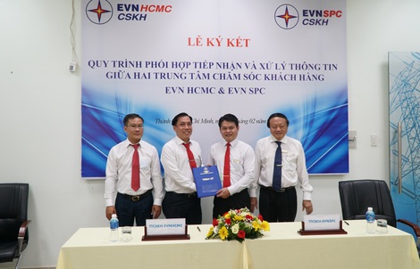 EVN SPC và EVN HCMC hợp tác để phục vụ khách hàng tốt hơn