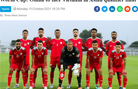 Báo chí Oman tin đội nhà sẽ đánh bại tuyển Việt Nam