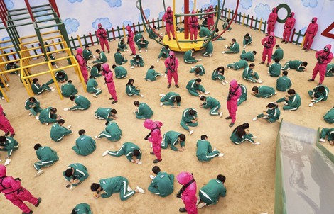 Công nhân Hàn Quốc ảnh hưởng tâm lý bởi phim “Trò chơi con mực”