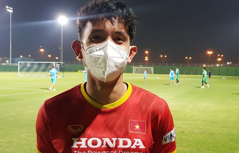 Hồng Duy: Chúng tôi quyết tâm giành chiến thắng trước đội tuyển Trung Quốc