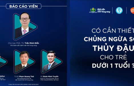Sự cần thiết chủng ngừa sớm thủy đậu cho trẻ nhỏ