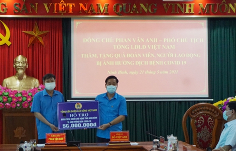 700 triệu đồng hỗ trợ đoàn viên, người lao động bị ảnh hưởng bởi Covid-19
