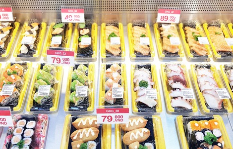 Satramart - Siêu thị Sài Gòn đưa vào hoạt động quầy sushi tự chọn