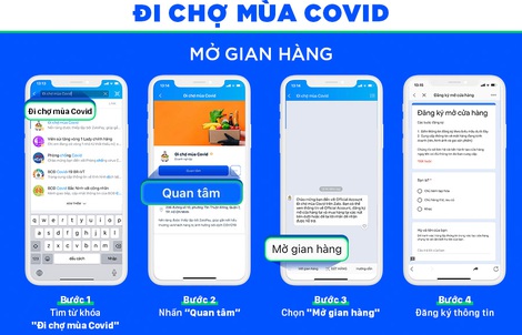 Thêm kênh bán online, tiểu thương "chốt đơn" liên tục giữa mùa dịch