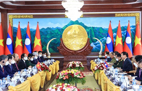 Việt - Lào đẩy mạnh hợp tác chiến lược