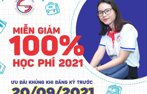 Trường Cao đẳng Sài Gòn Gia Định miễn giảm 100% học phí học kỳ I