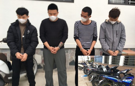 Phá ổ nhóm gây ra hàng loạt vụ trộm cắp xe máy liên tỉnh