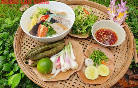 Bún cá ngừ sứa chuẩn vị Phú Yên