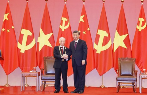 Trung Quốc trao Huân chương Hữu nghị tặng Tổng Bí thư Nguyễn Phú Trọng