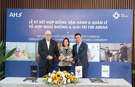 Tổ hợp nghỉ dưỡng và giải trí The Arena hợp tác với Absolute Hotel Services