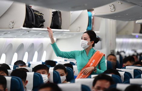 Bất ngờ trên chuyến bay "Tô cam bầu trời" của Vietnam Airlines
