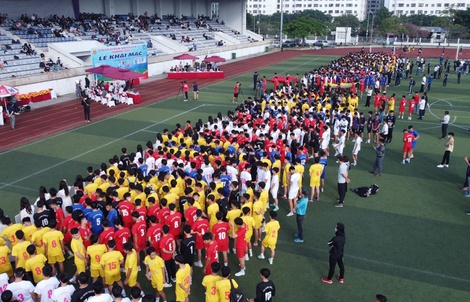 Sức nóng ngày khai mạc giải bóng đá học sinh THPT Hà Nội - An ninh Thủ đô lần thứ XXI - 2022 Cúp Number 1 Active