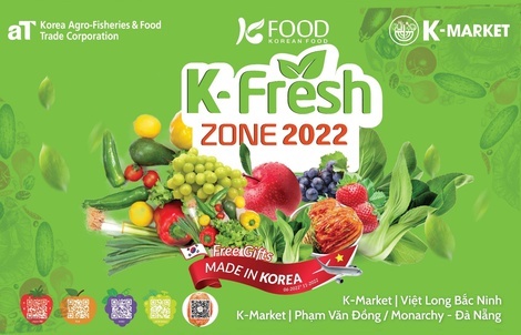 K-FRESH ZONE 2022: Cầu nối ẩm thực Việt Nam - Hàn Quốc