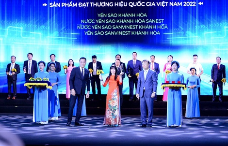 Yến sào Khánh Hòa được vinh danh Thương hiệu Quốc gia năm 2022