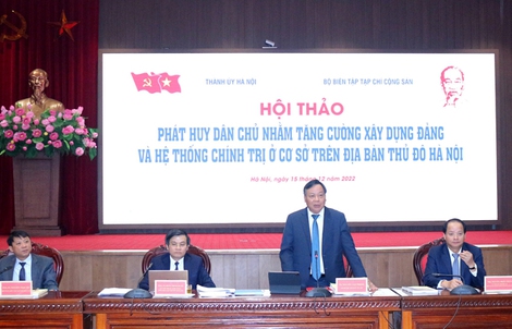 Tăng cường xây dựng Đảng và hệ thống chính trị ở cơ sở