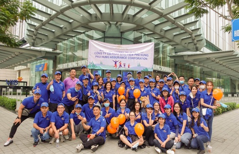 Bảo hiểm Phú Hưng đồng hành cùng chương trình Đi bộ Từ thiện Đinh Thiện Lý 2023