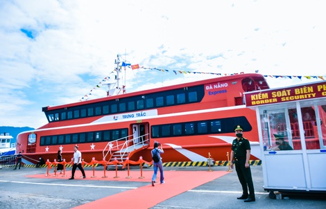 Tuyến tàu du lịch Đà Nẵng - Lý Sơn bán vé Vip giá 900.000 đồng/lượt