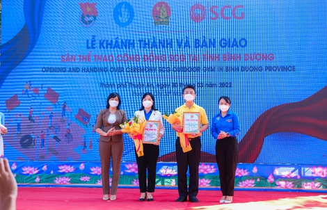 SCG xây dựng mô hình sân thể thao cộng đồng tại Bình Dương