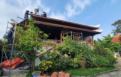 "Biệt phủ" tai tiếng ở Thừa Thiên - Huế đã tự tháo dỡ